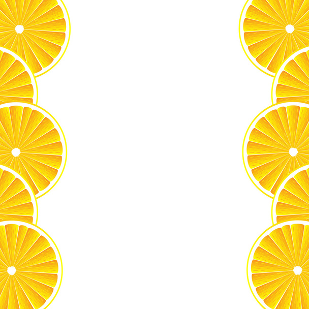 Citrus fruit background - Vector, afbeelding