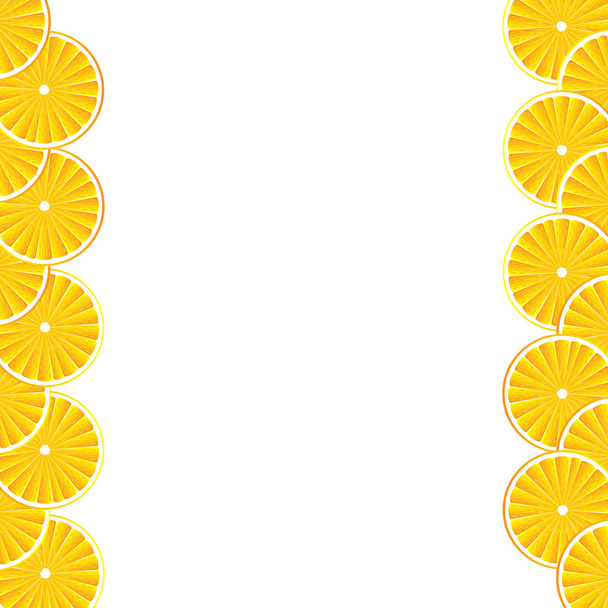 Citrus fruit background - Vektör, Görsel