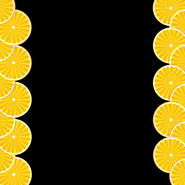 Citrus fruit background - Vektör, Görsel