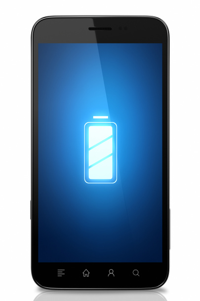 Cell phone battery concept - Photo, Image