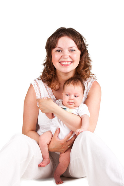 Mother holding her adorable baby - Fotografie, Obrázek