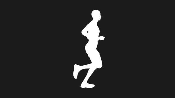 Hombre corriendo en bucle
 - Metraje, vídeo