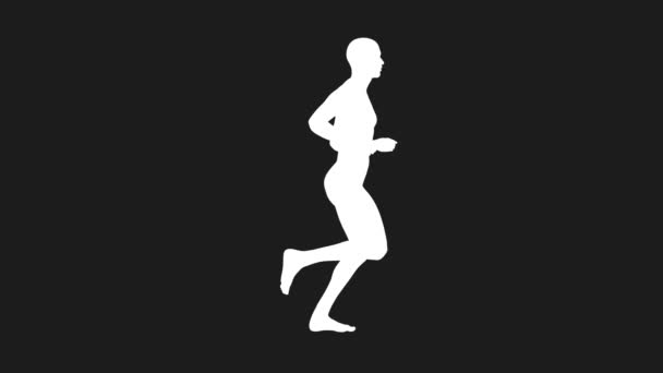 Běžící muž ve smyčce - Záběry, video