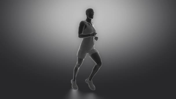 Jogging homme concept
 - Séquence, vidéo