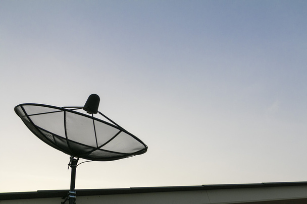Satellite dish on the roof - Photo, Image