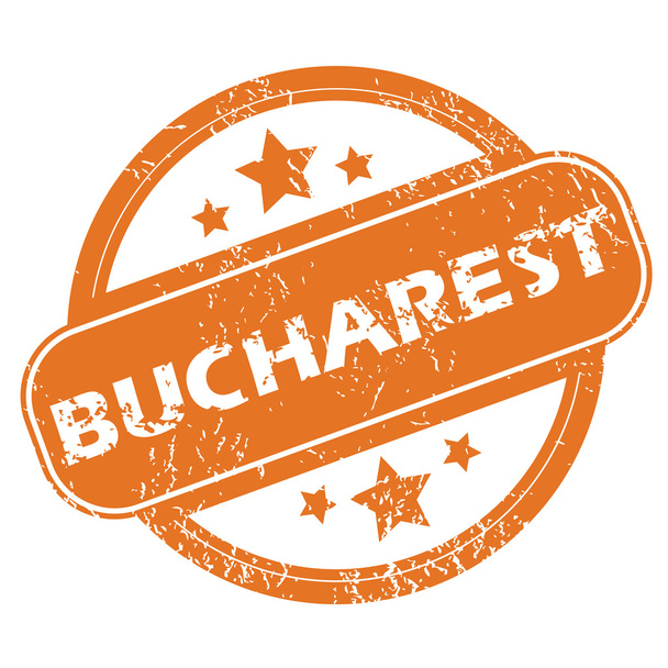 Bucharest rubber stamp - Wektor, obraz