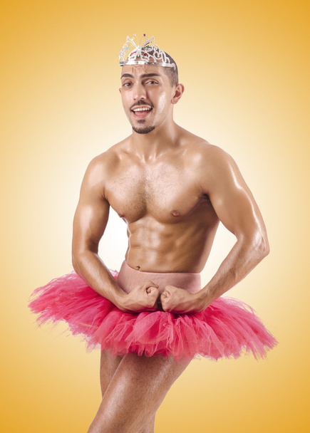 Man in ballet tutu - Foto, Imagem