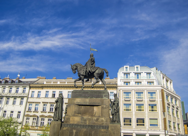 Prague, Wenceslas Square - Fotoğraf, Görsel