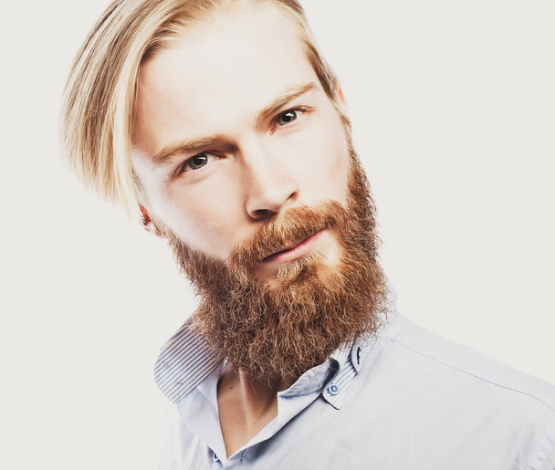 young bearded man - Фото, изображение