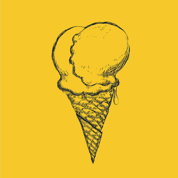 Морозиво дизайн
  - Вектор, зображення