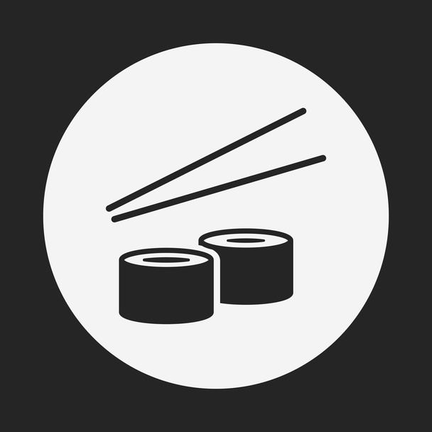 sushi icon - Vektor, kép
