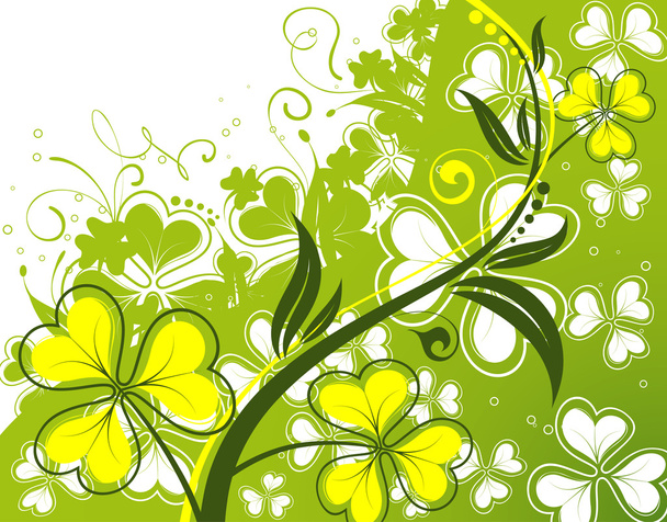 Floral background - Vector, imagen