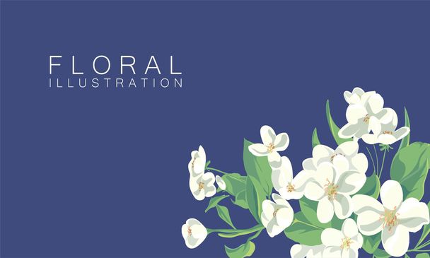 floral illustration - Vector, Imagen