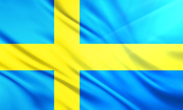 Державний прапор Швеції - Фото, зображення