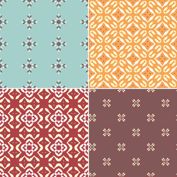 Set of  geometrical patterns - Vektori, kuva