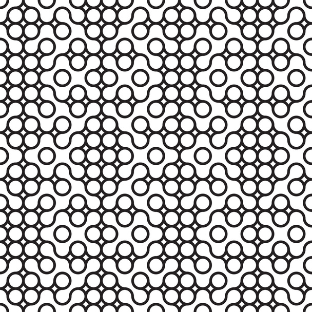 naadloze vintage geometrische patroon. - Vector, afbeelding