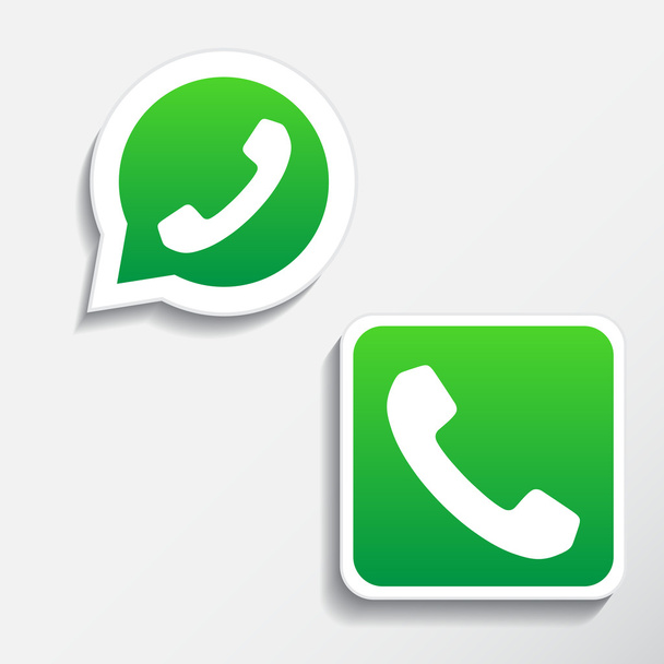 telefoon icons set - Vector, afbeelding