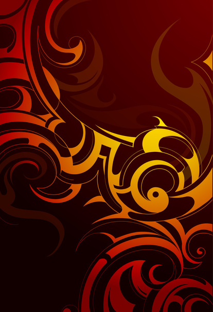 Fire flame backdrop - Vector, Image