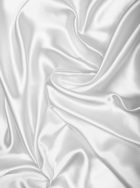 Smooth elegant white silk texture - Foto, Imagen