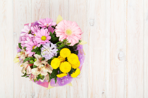 Buquê de flores coloridas
 - Foto, Imagem