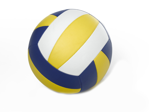 Ballon de volley sur blanc
 - Photo, image