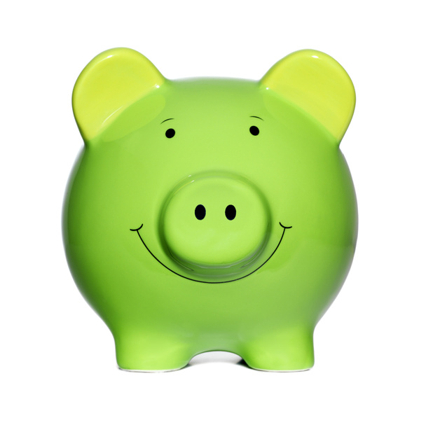 Green Piggy Bank - Photo, Image
