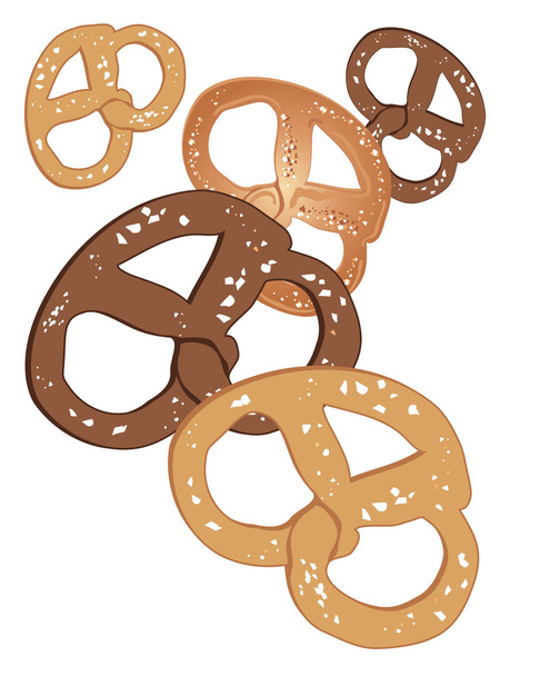pretzels
 - Vector, Imagen