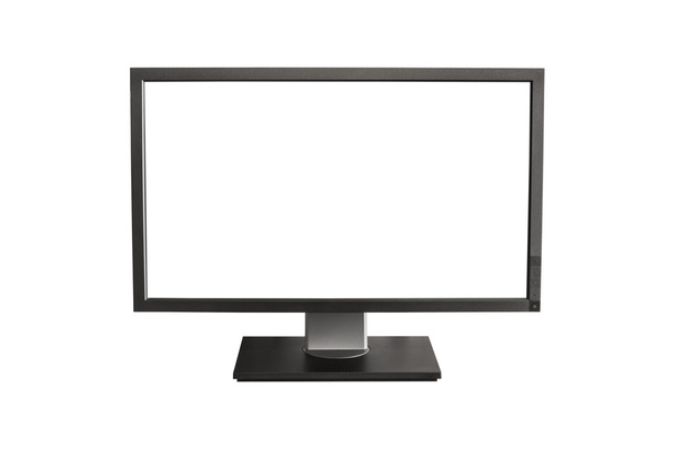 computer display with white blank screen - Photo, Image