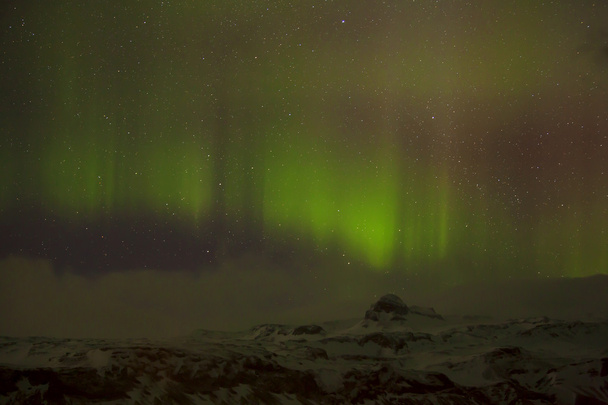 verschiedene Farben der Nordlichter in Island - Foto, Bild