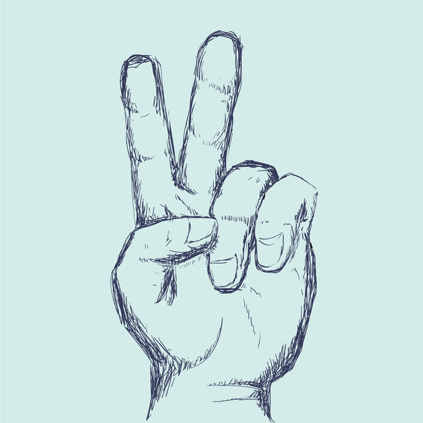 Menselijke hand desgin  - Vector, afbeelding