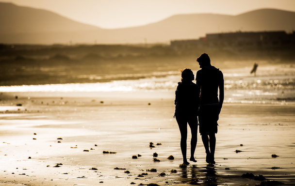 pareja en la playa - Foto, Imagen