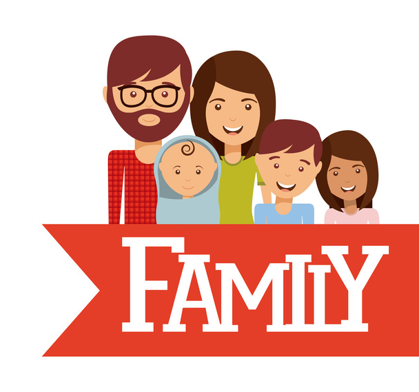 family love design - Vector, Image