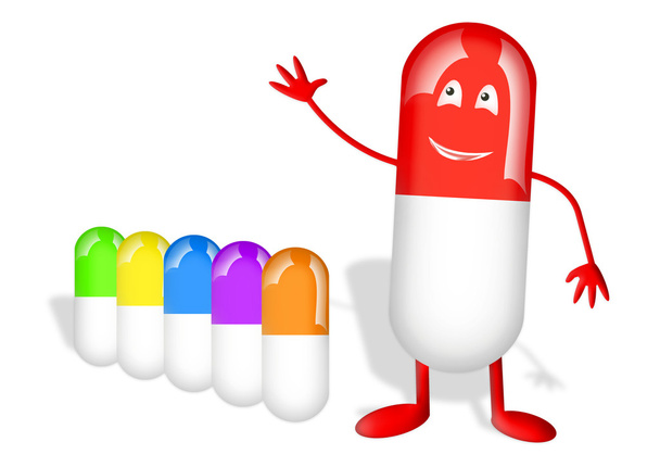 Vitamin capsules - Photo, Image