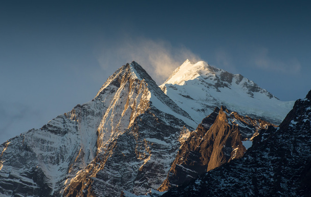 Annapurna jih peack v Nepálu Himalaya  - Fotografie, Obrázek