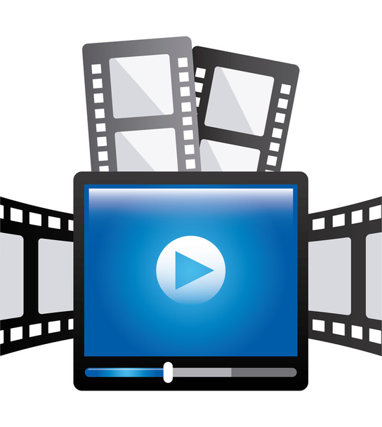 video player design - Vector, Image