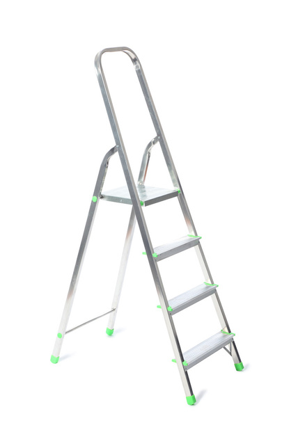 Stepladder isolated on white - Foto, afbeelding