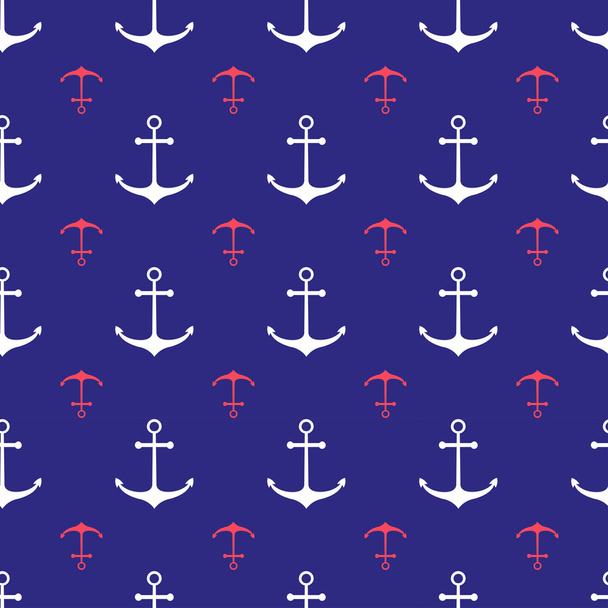 Seamless nautical pattern  - Vektor, obrázek