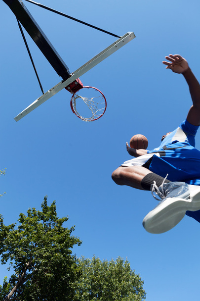 Basketball Dunk from Below - Photo, Image