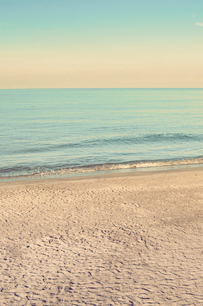 Retro Beach táj - Fotó, kép
