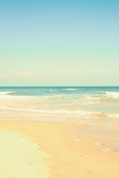 Retro Beach landscape - Photo, Image