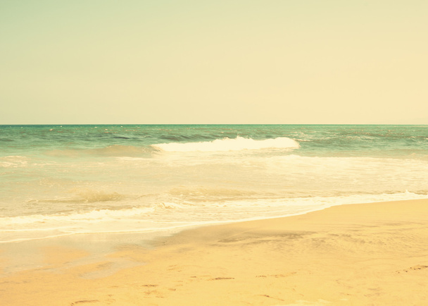 Retro Beach táj - Fotó, kép