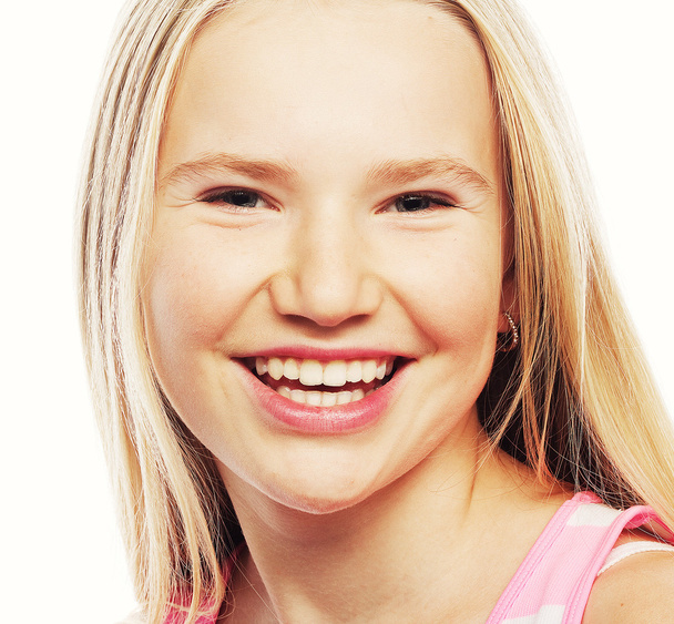 Little happy girl with big smile. - Fotografie, Obrázek