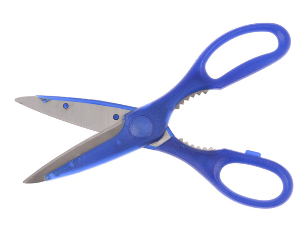 Blue itchen scissors - Photo, Image