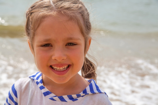 Little girl at beach - Photo, Image