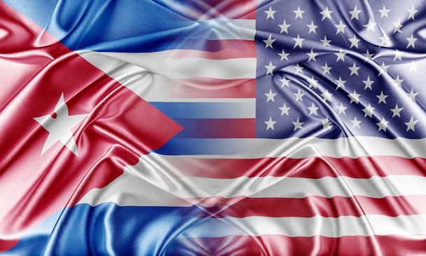 USA und Kuba. - Foto, Bild