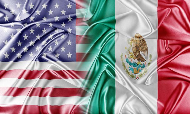 USA und Mexiko. - Foto, Bild