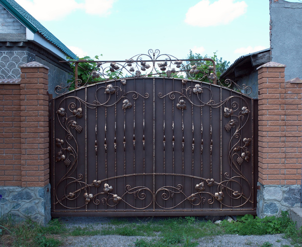 portões de ferro forjado
 - Foto, Imagem