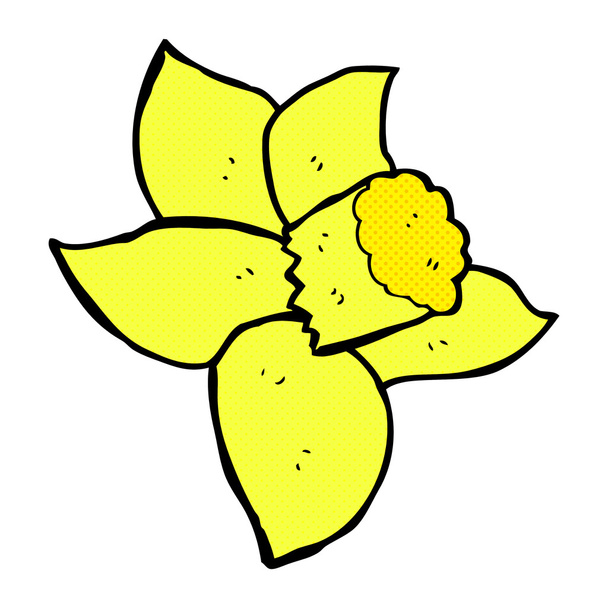 komiksově kreslenou Narcis - Vektor, obrázek