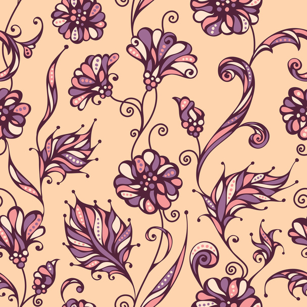Seamless floral pattern. - Vector, afbeelding