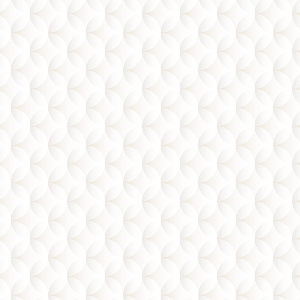 Білий рельєфний безшовний візерунок з колами
 - Вектор, зображення
